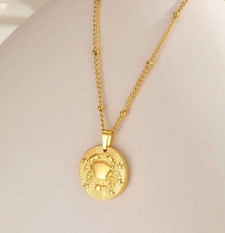 Zodiac Pendant Necklace
