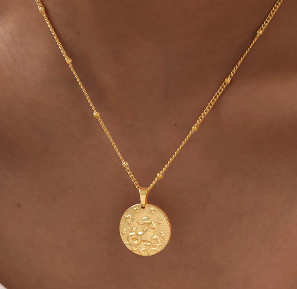 Zodiac Pendant Necklace