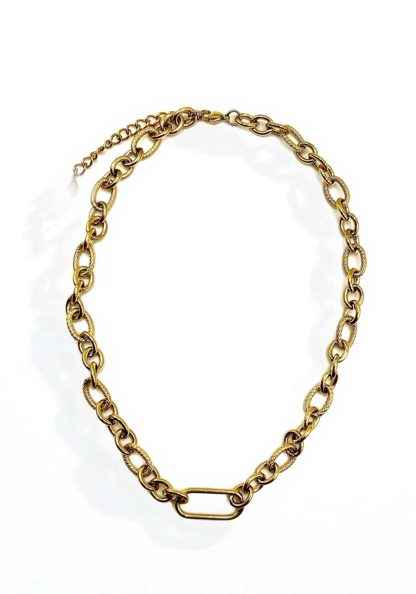 Etched Chain Necklace