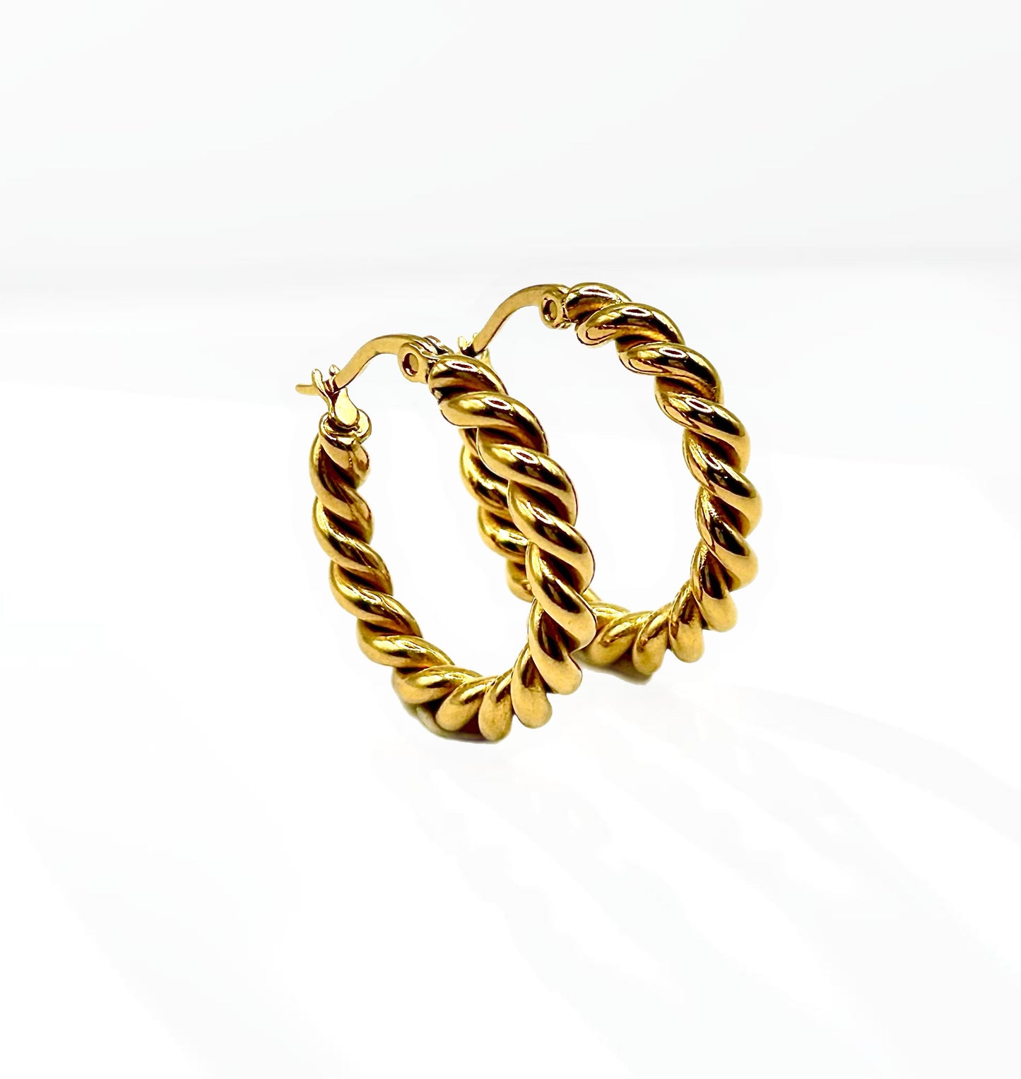 Twist Hoop Earrings