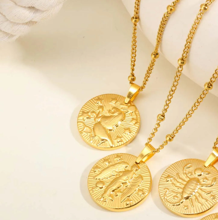 Zodiac Pendant Necklace