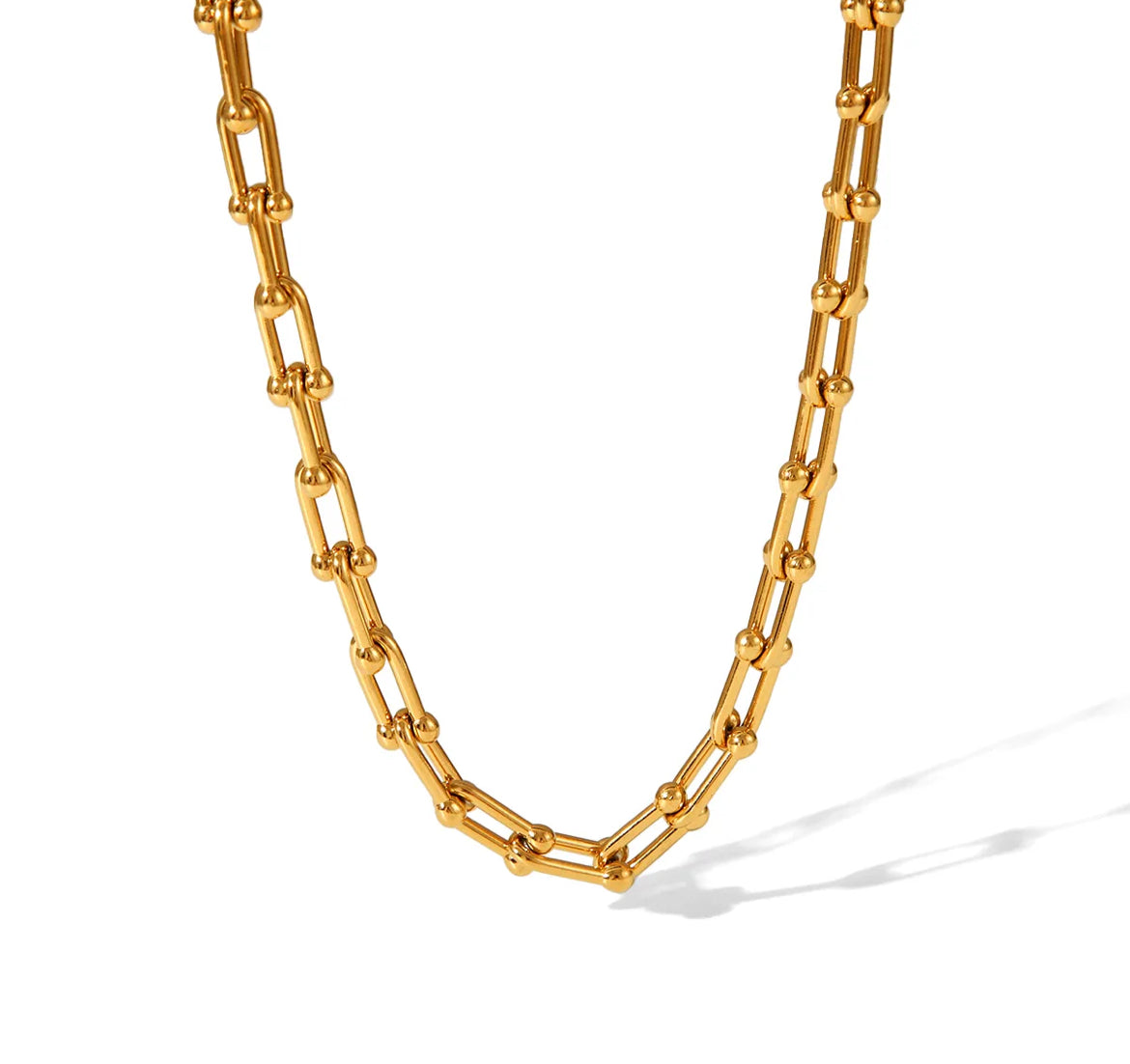 Linked Ball Chain Necklace