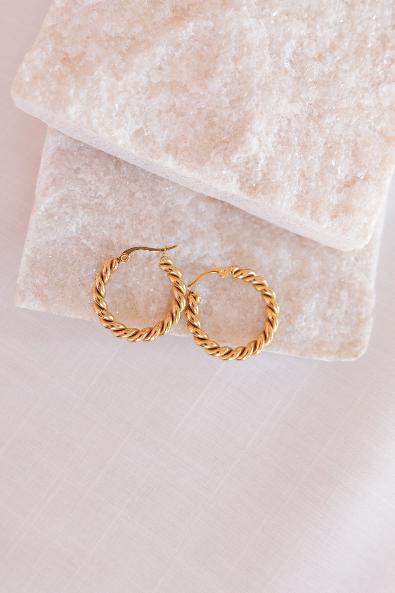 Twist Hoop Earrings