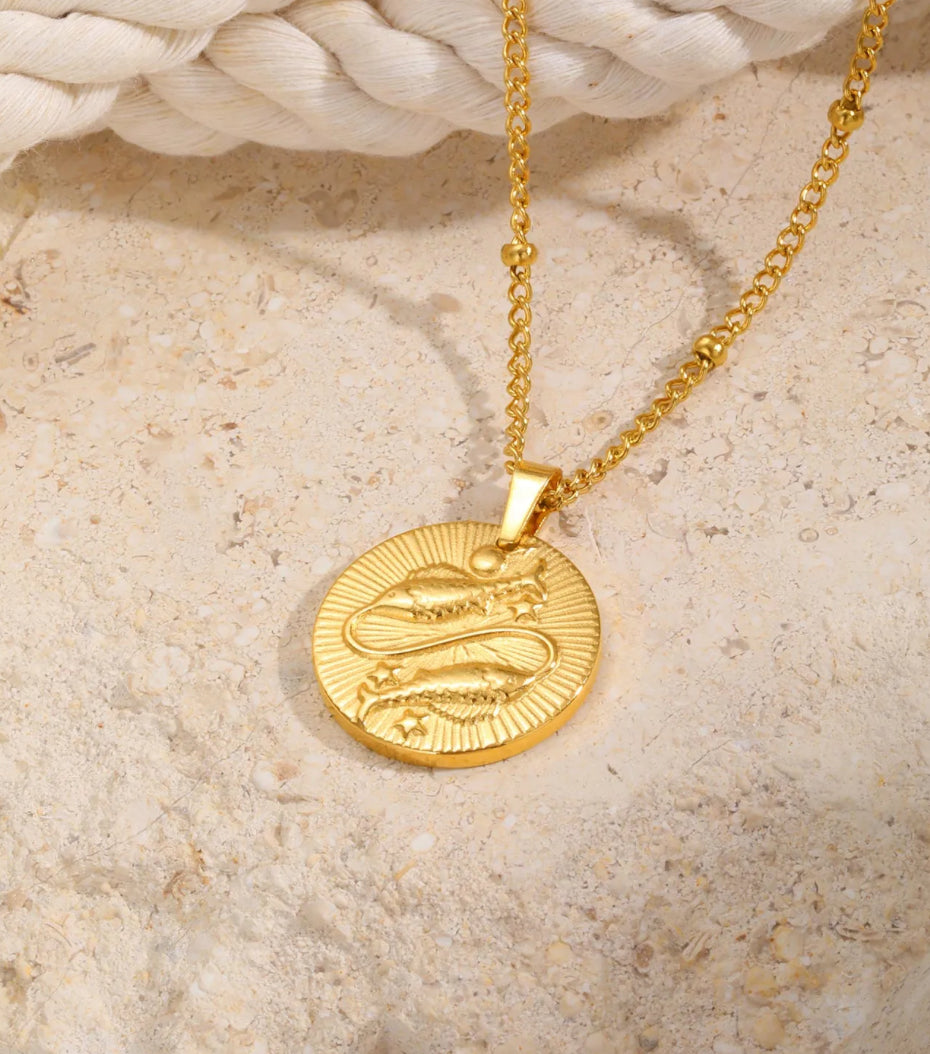 Zodiac Pendant Necklace
