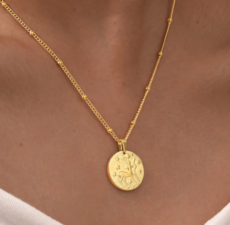 Zodiac Pendant Necklace