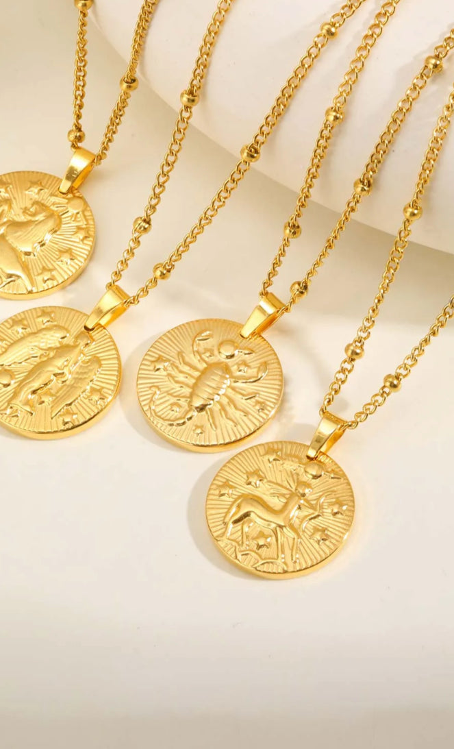 Zodiac Pendant Necklace