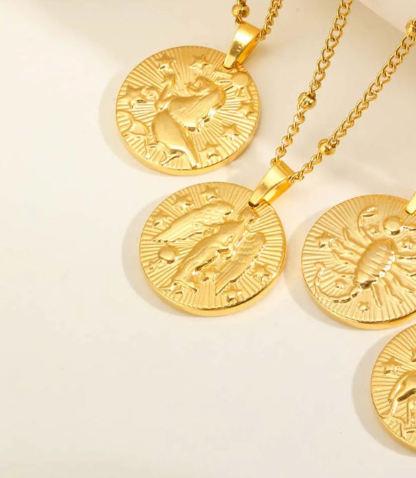 Zodiac Pendant Necklace