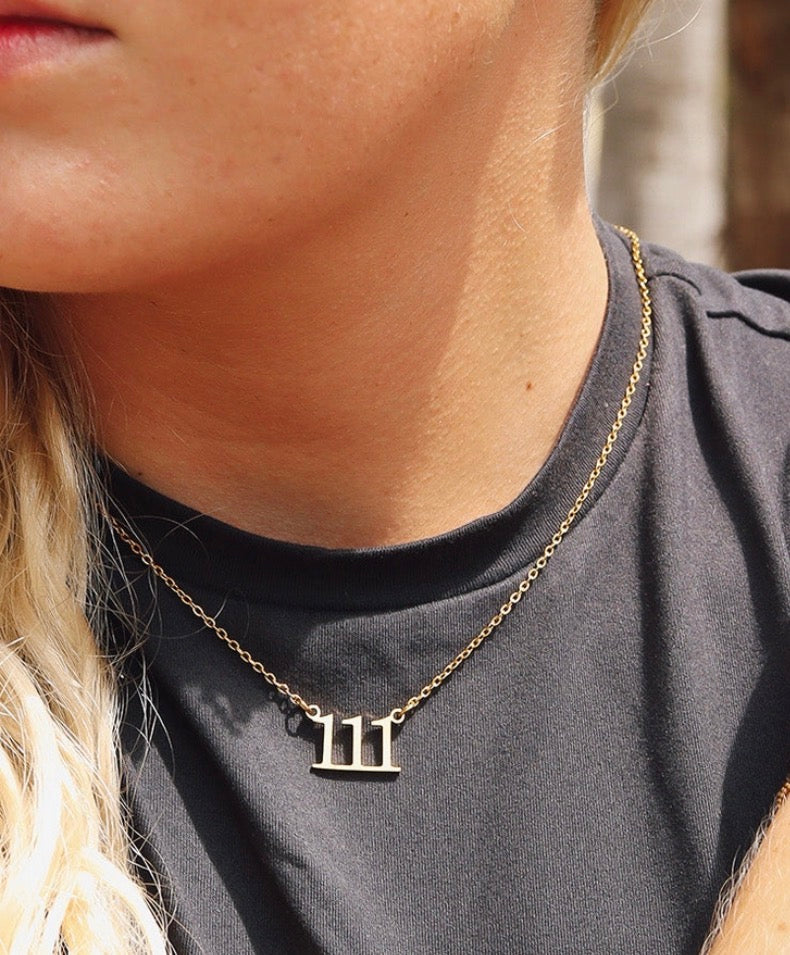'111' Angel Number Necklace