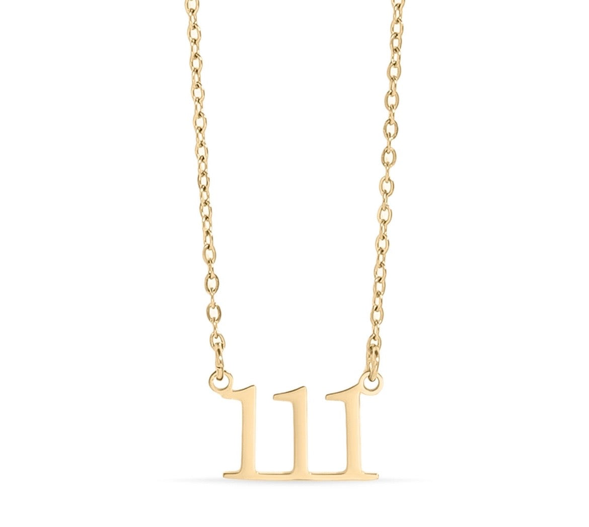 '111' Angel Number Necklace