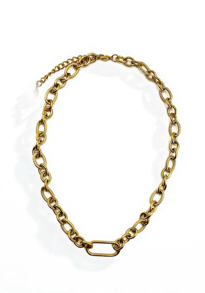 Etched Chain Necklace