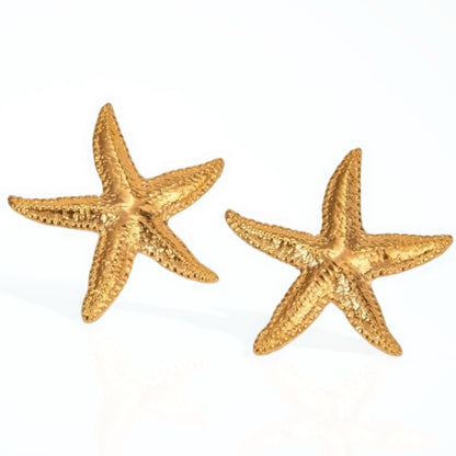 Starfish Gold Earrings