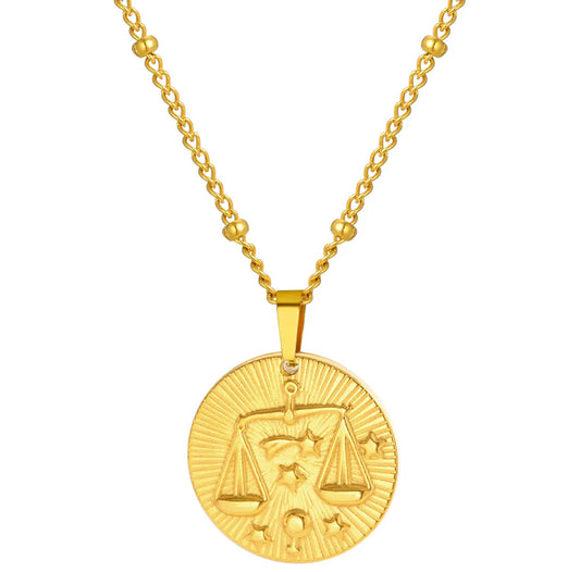 Zodiac Pendant Necklace