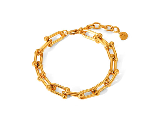 Linked Ball Chain Bracelet