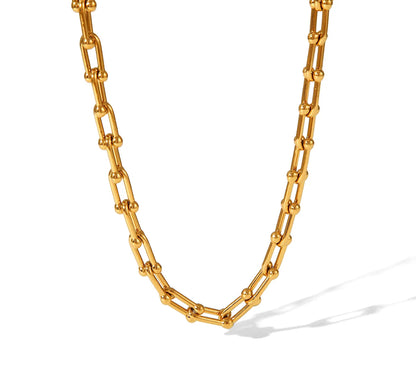 Linked Ball Chain Necklace