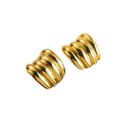 Retro Stripe Earrings
