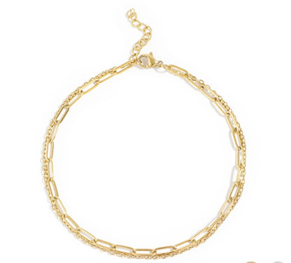 Double Chain Anklet
