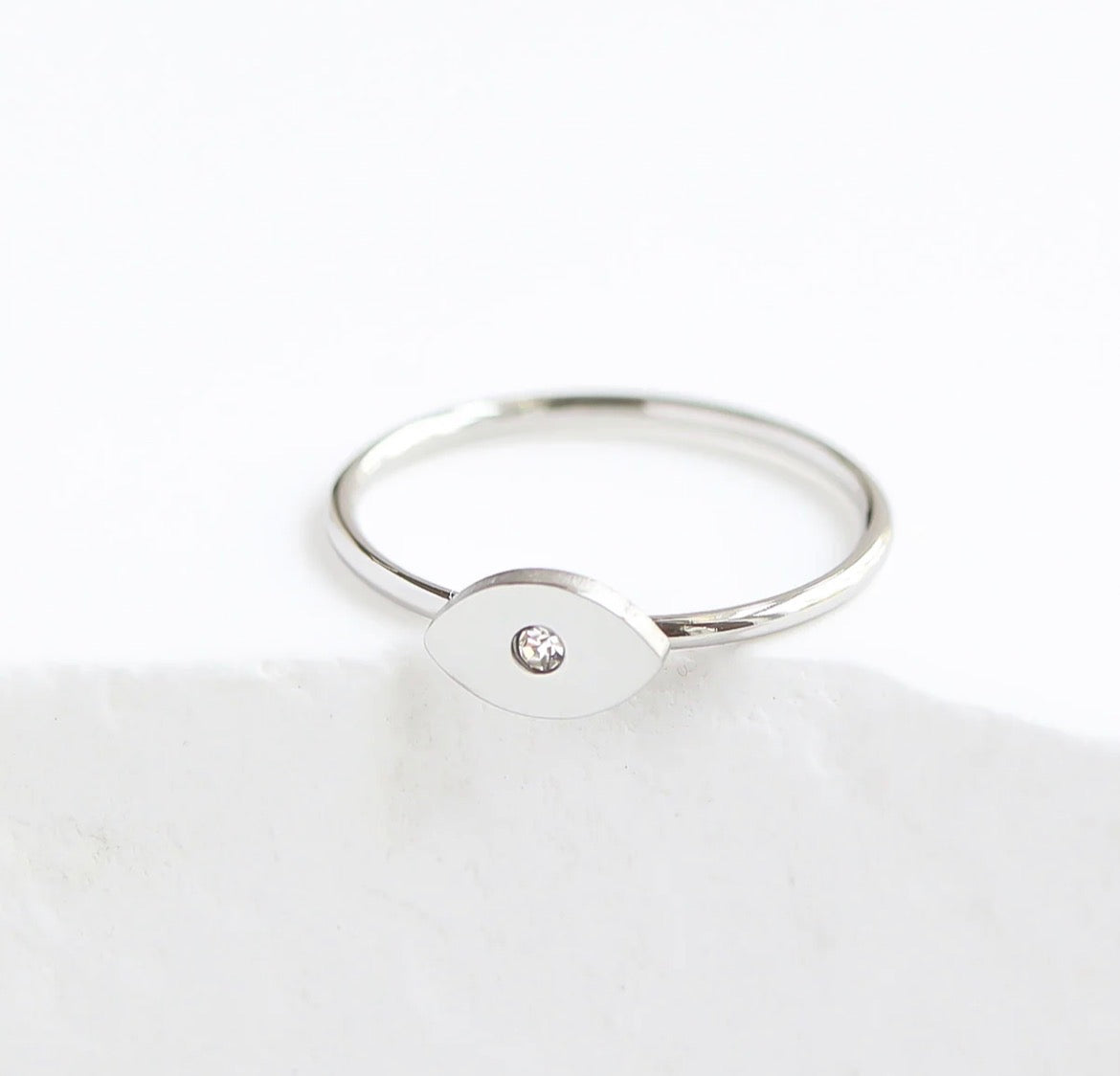 Evil Eye Ring (Silver)