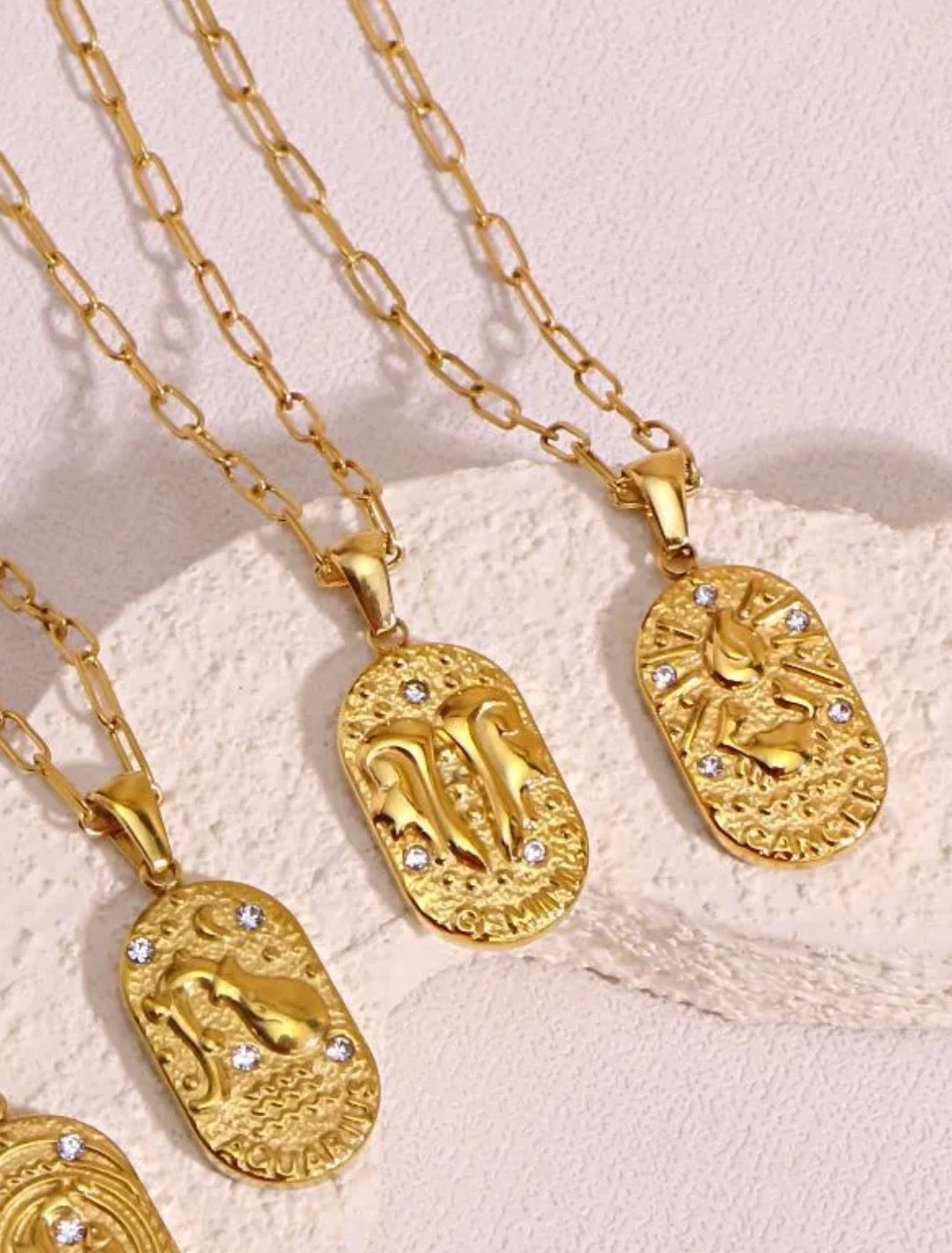 Astrology Paperclip Necklace