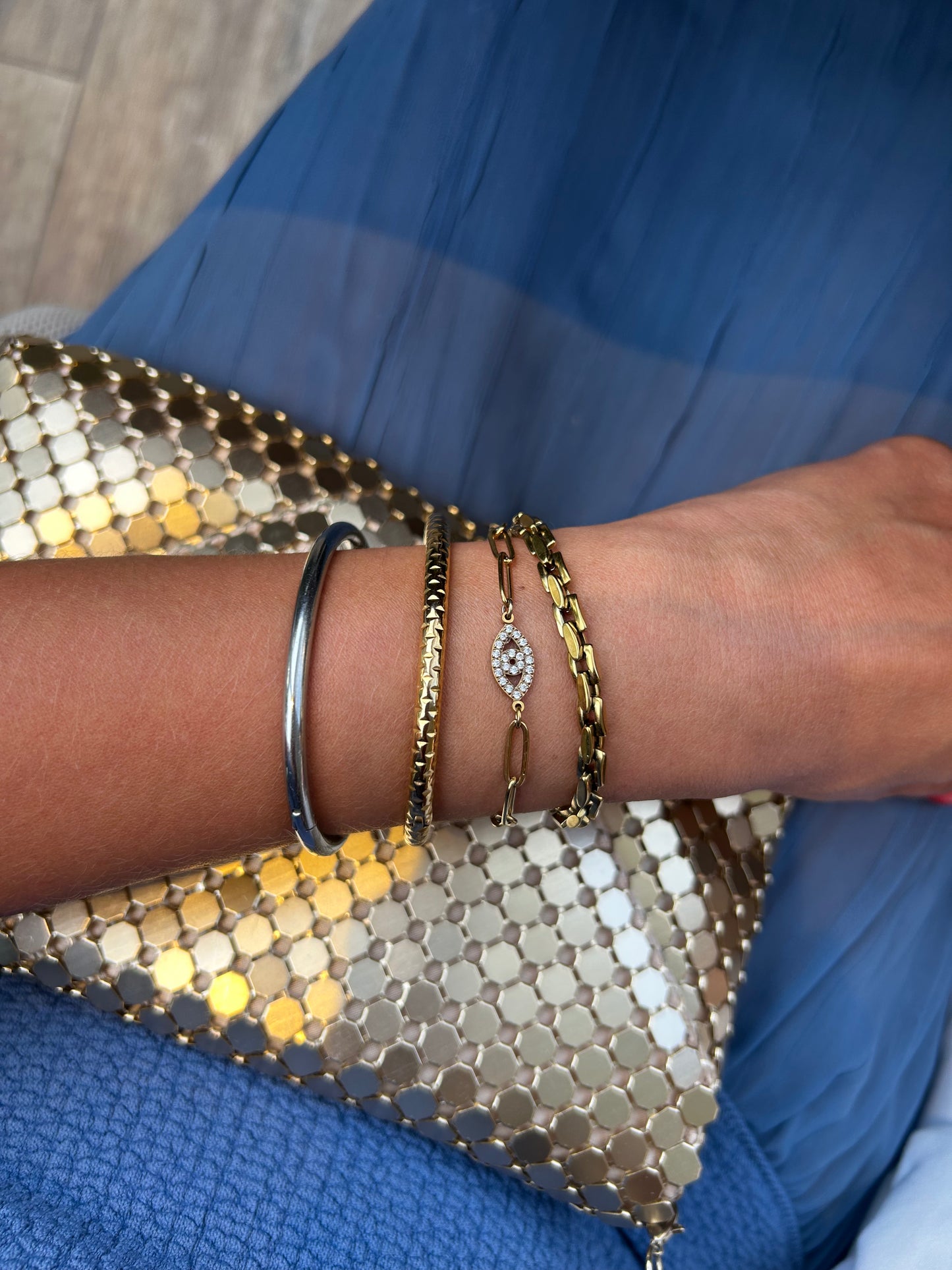 Hammered Bangle
