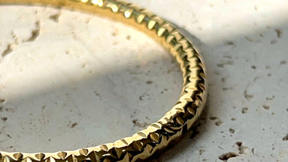 Hammered Bangle