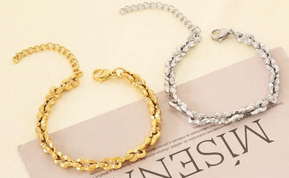 Interlink Chain Bracelet (Silver)