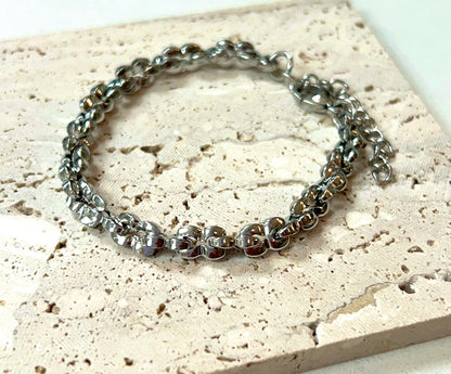 Interlink Chain Bracelet (Silver)