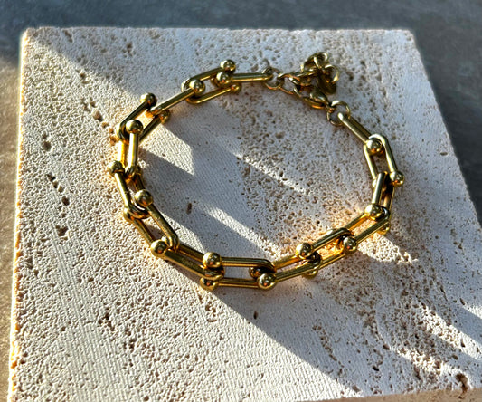 Linked Ball Chain Bracelet