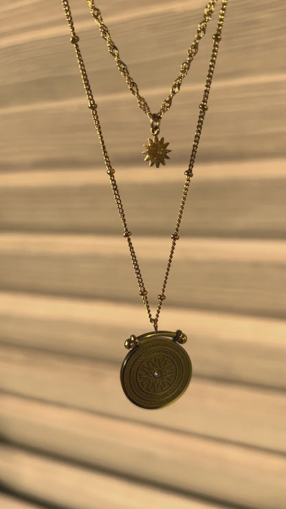 Coin Star Necklace