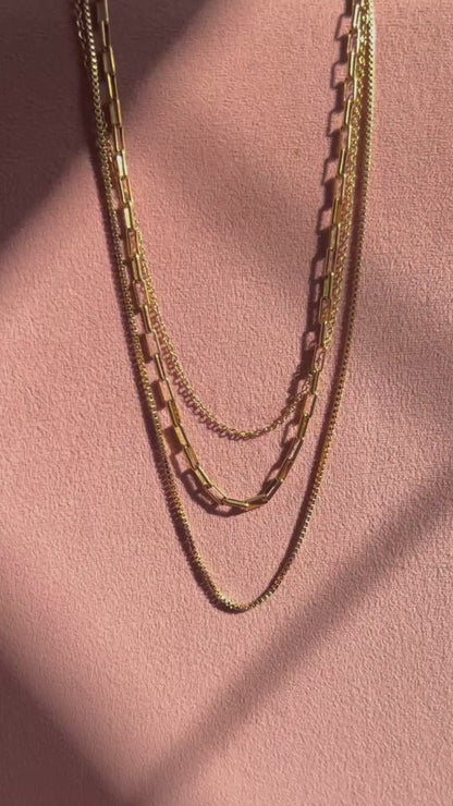 Triple Chain Necklace