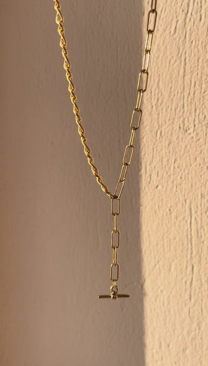 Chunky T-Bar Necklace