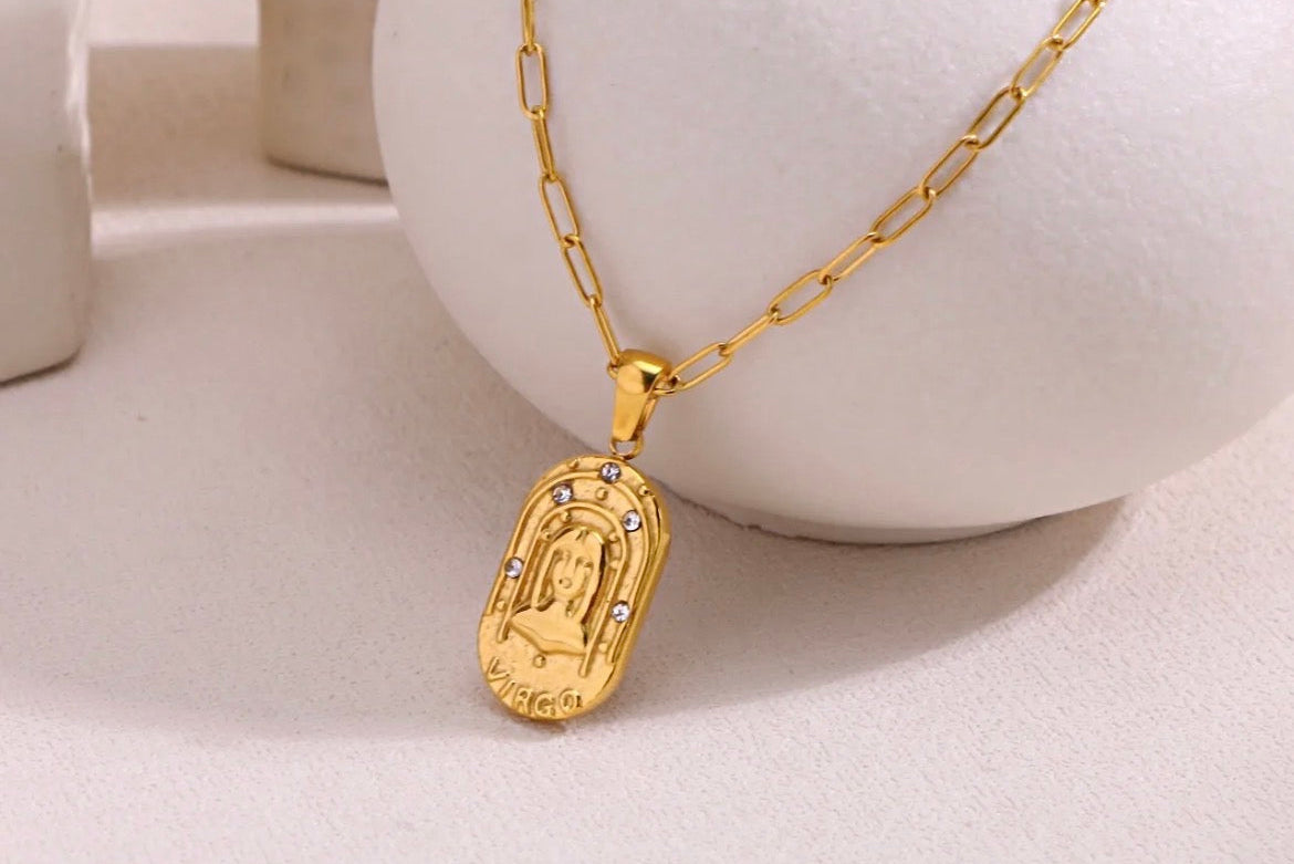 Astrology Paperclip Necklace